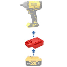 Load image into Gallery viewer, DeWalt 20V to Stanley V20 Battery Adapter
