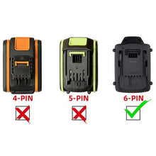 Load image into Gallery viewer, Craftsman 20V to WORX 20V PowerShare (Orange) Battery Adapter