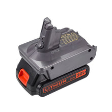 Load image into Gallery viewer, Black and Decker 20V to Dyson V8 Battery Adapter