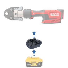 Load image into Gallery viewer, DeWalt 20V to RIDGID RED 18V Battery Adapter
