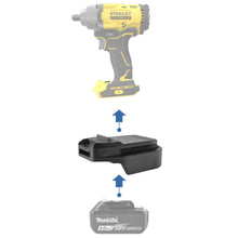 Load image into Gallery viewer, Makita 18V to Stanley V20 Battery Adapter