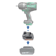 Load image into Gallery viewer, Makita 18V to Hikoki 18V Battery Adapter
