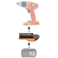 Load image into Gallery viewer, RIDGID 18V to Black and Decker 18V Ni-Cd Battery Adapter