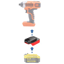 Load image into Gallery viewer, Stanley V20 to Black and Decker 20V Battery Adapter