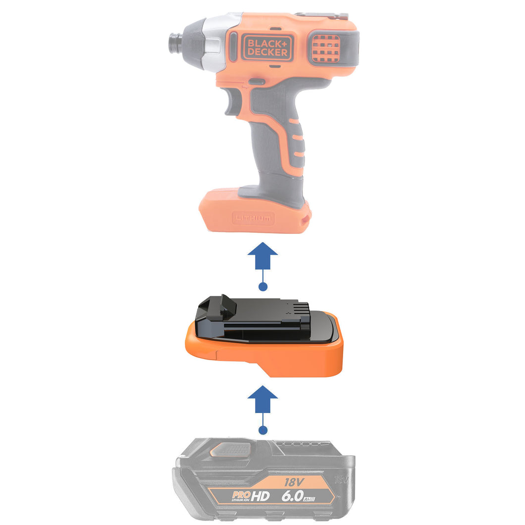 AEG 18V to Black and Decker 20V Battery Adapter