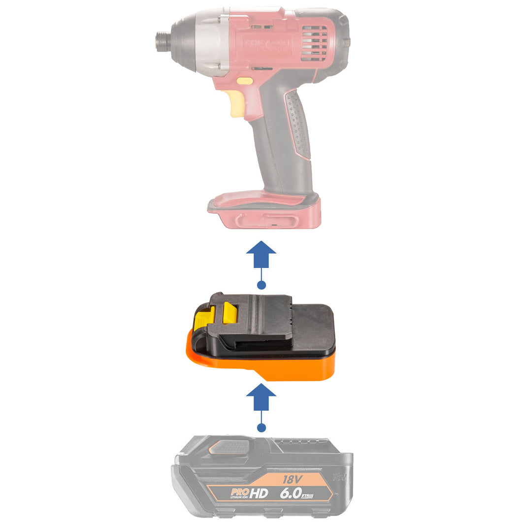 AEG 18V to Chicago Electric 18V Battery Adapter