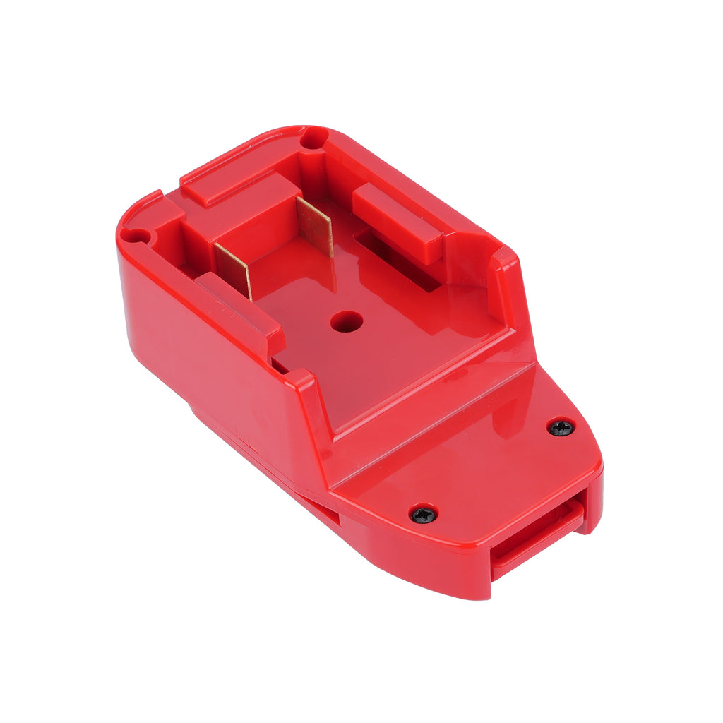 Milwaukee M18 to Craftsman 20V battery adapter - battery-side connection with twin copper blades