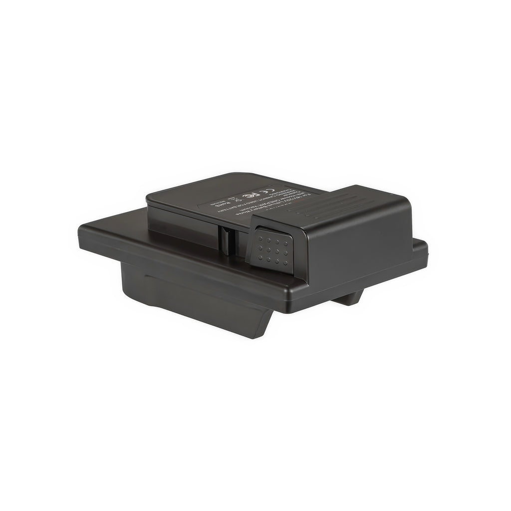 Black and Decker 20V to Hoover 20V ONEPWR battery adapter - Hoover tool-side connection, raised contact block, release catch