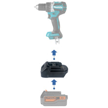 Load image into Gallery viewer, Black and Decker 20V to Makita 18V Battery Adapter
