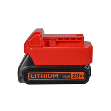 Load image into Gallery viewer, Black and Decker 20V to Milwaukee 18V Battery Adapter
