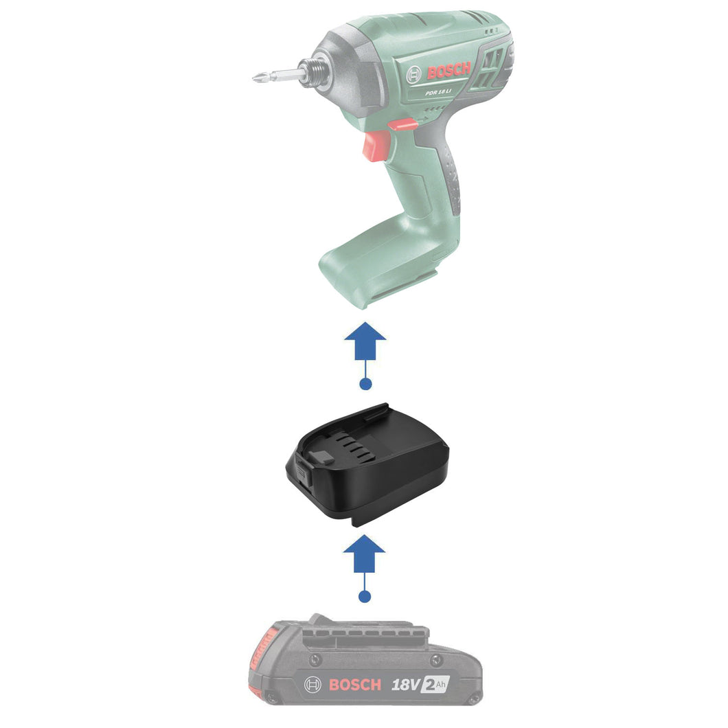 Bosch (Blue) 18V to Bosch (Green) 18V Battery Adapter