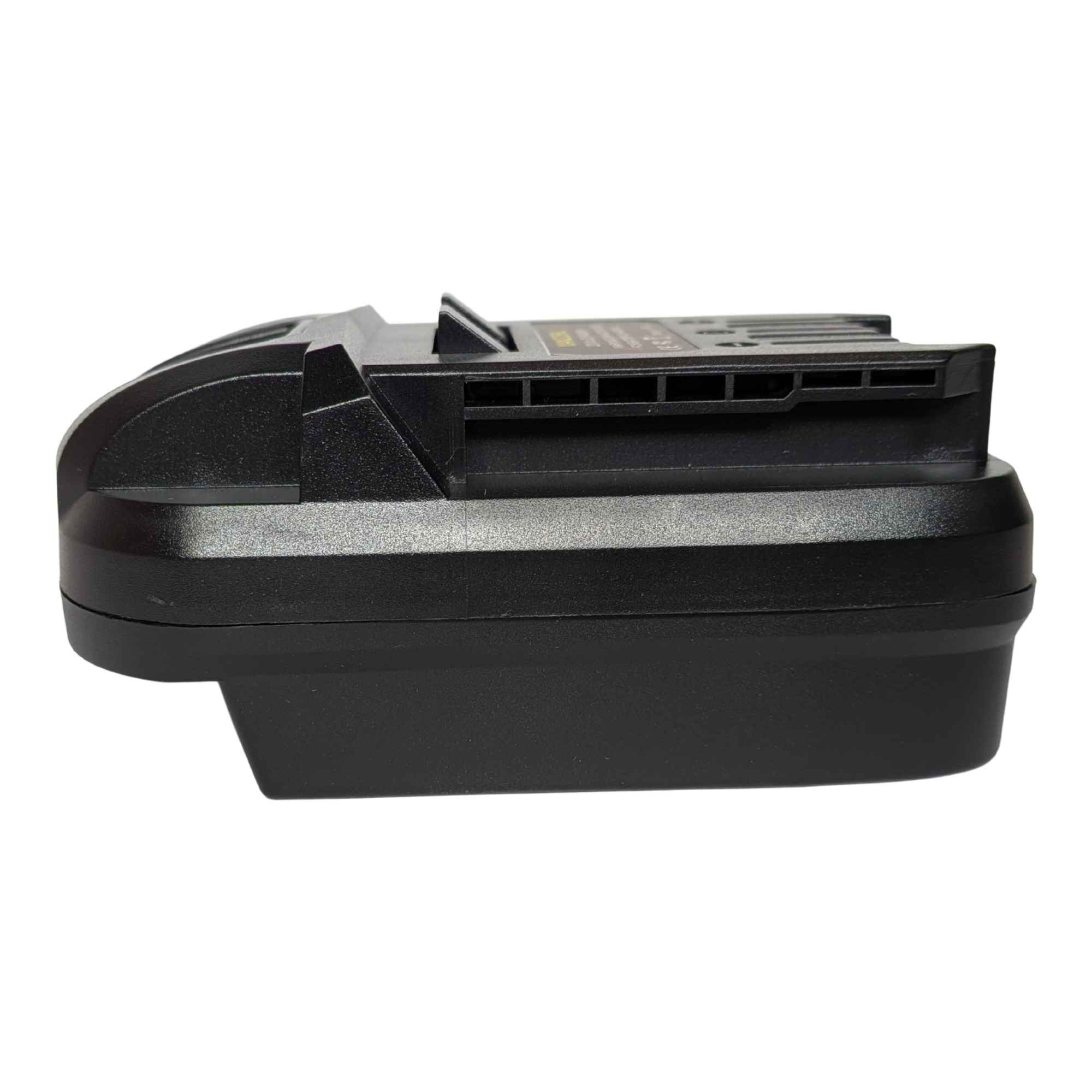 Craftsman 20V to SKIL 20V PWR CORE battery adapter - side view showing both connections