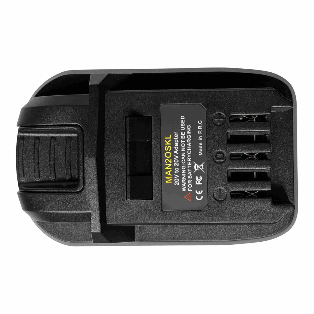 Craftsman 20V to SKIL 20V PWR CORE battery adapter - plan view of the SKIL tool-side connection