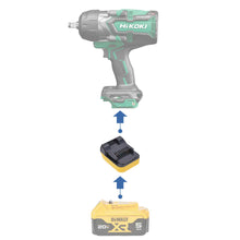 Load image into Gallery viewer, DeWalt 20V to Hikoki 18V Battery Adapter
