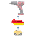 DeWalt 20V to Milwaukee 18V Battery Adapter