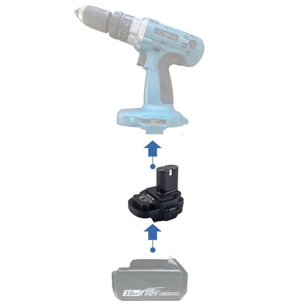 Makita 18V to Makita 18V (Ni-MH / Ni-Cad) Battery Adapter