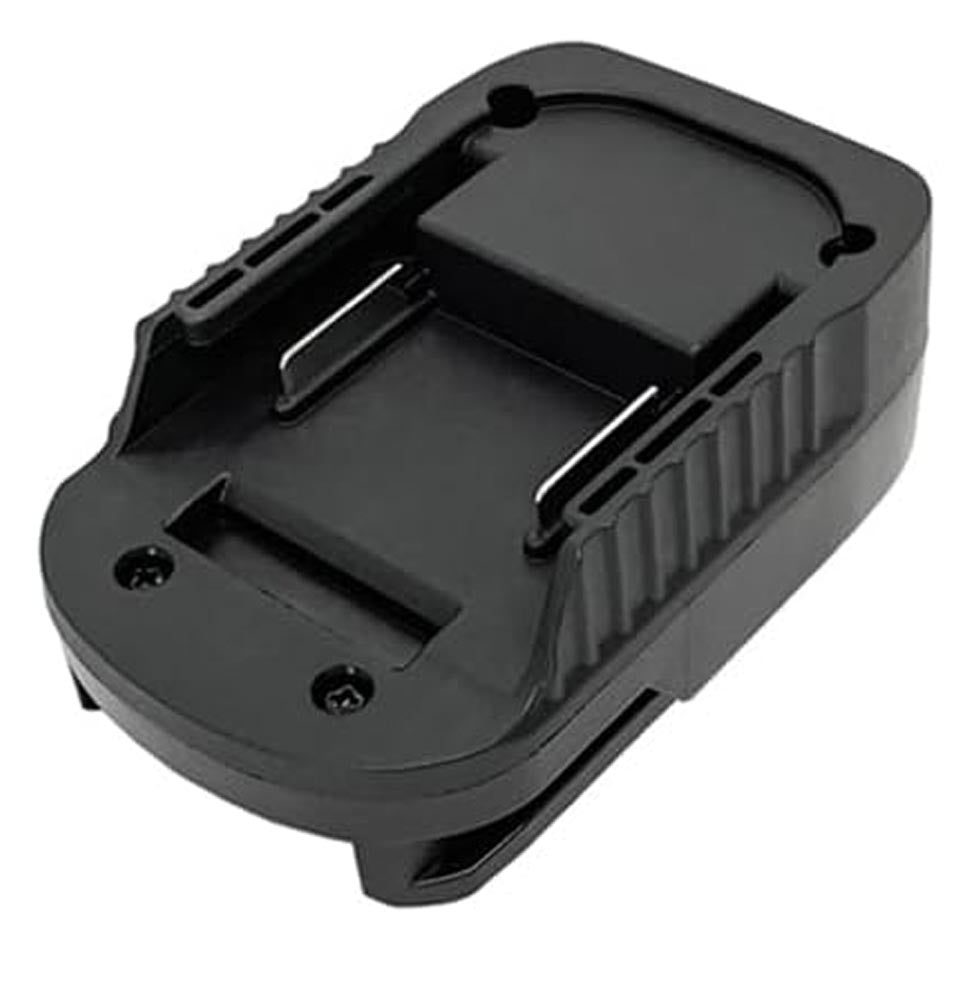 Makita 18V LXT to RIDGID 18V battery adapter - battery-side connection with the rail contacts