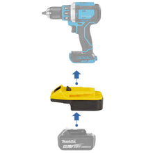 Load image into Gallery viewer, Makita 18V to Hercules 20V Battery Adapter
