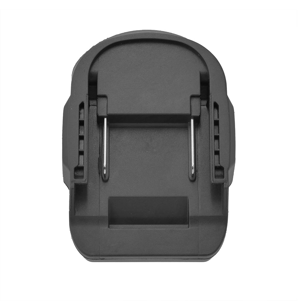 Makita 18V LXT to Ryobi 18V ONE+ battery adapter - battery-side connection with the rail channel and copper contacts