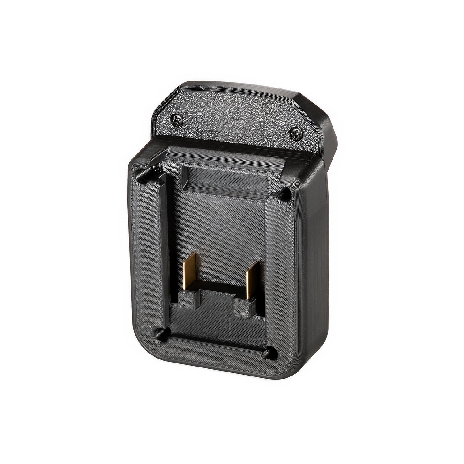Mastercraft 20V (PWRPOD / Blue) to Makita 18V LXT battery adapter - battery-side connection with twin copper blades