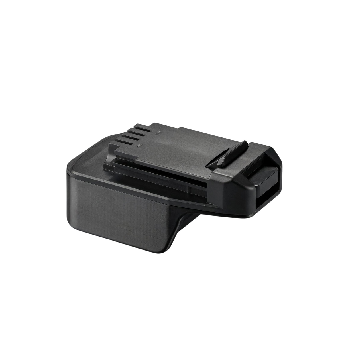Masterforce 20V to Porter Cable 20V battery adapter - Porter Cable tool-side connection from above