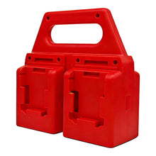 Load image into Gallery viewer, 4-Bank Battery Holder &amp; Carrier for Milwaukee M18 18V Batteries
