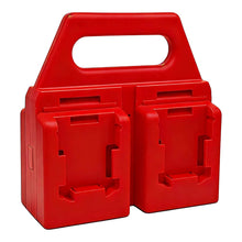 Load image into Gallery viewer, 4-Bank Battery Holder &amp; Carrier for Milwaukee M18 18V Batteries
