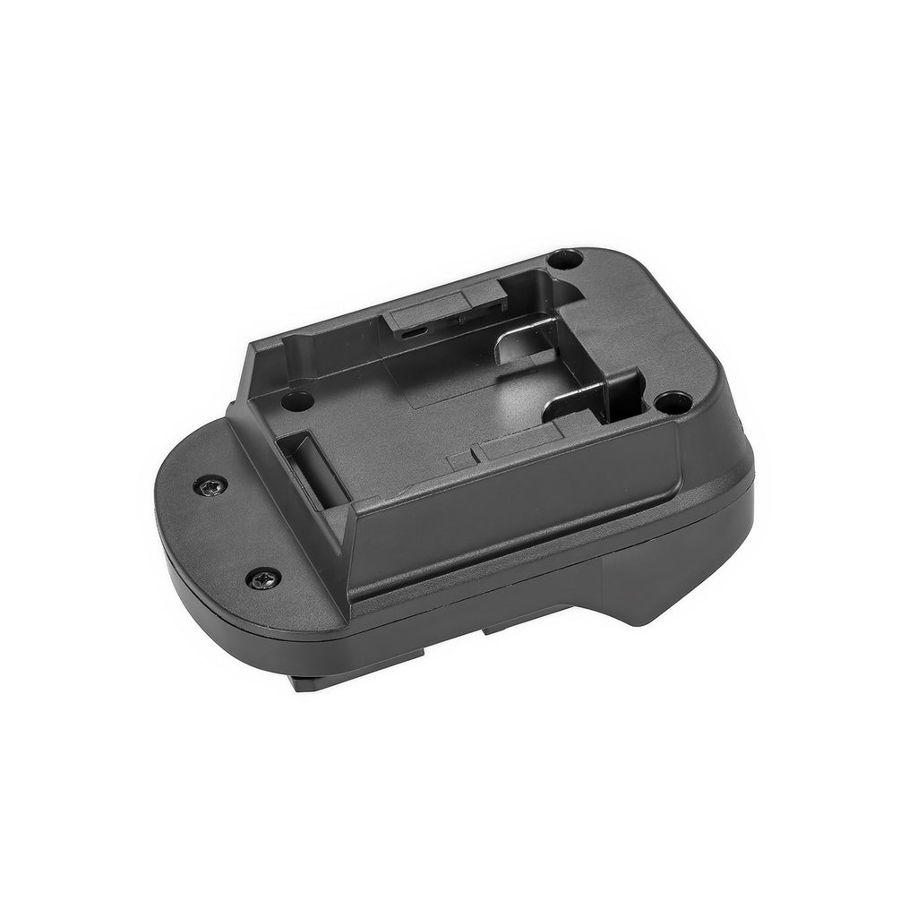 Milwaukee M18 to Metabo CAS 18V battery adapter - battery-side connection, two upright contacts and fixing screws