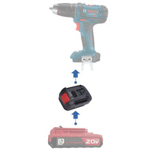Load image into Gallery viewer, Porter Cable 20V to Bosch (Blue) 18V Battery Adapter
