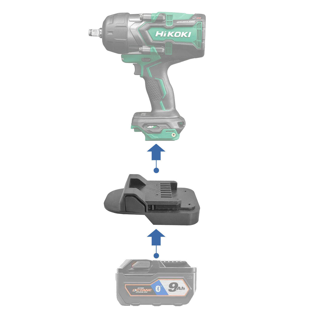 RIDGID 18V to Hikoki 18V Battery Adapter