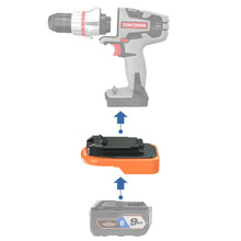 Load image into Gallery viewer, RIDGID 18V to Craftsman Bolt-On 20V Battery Adapter
