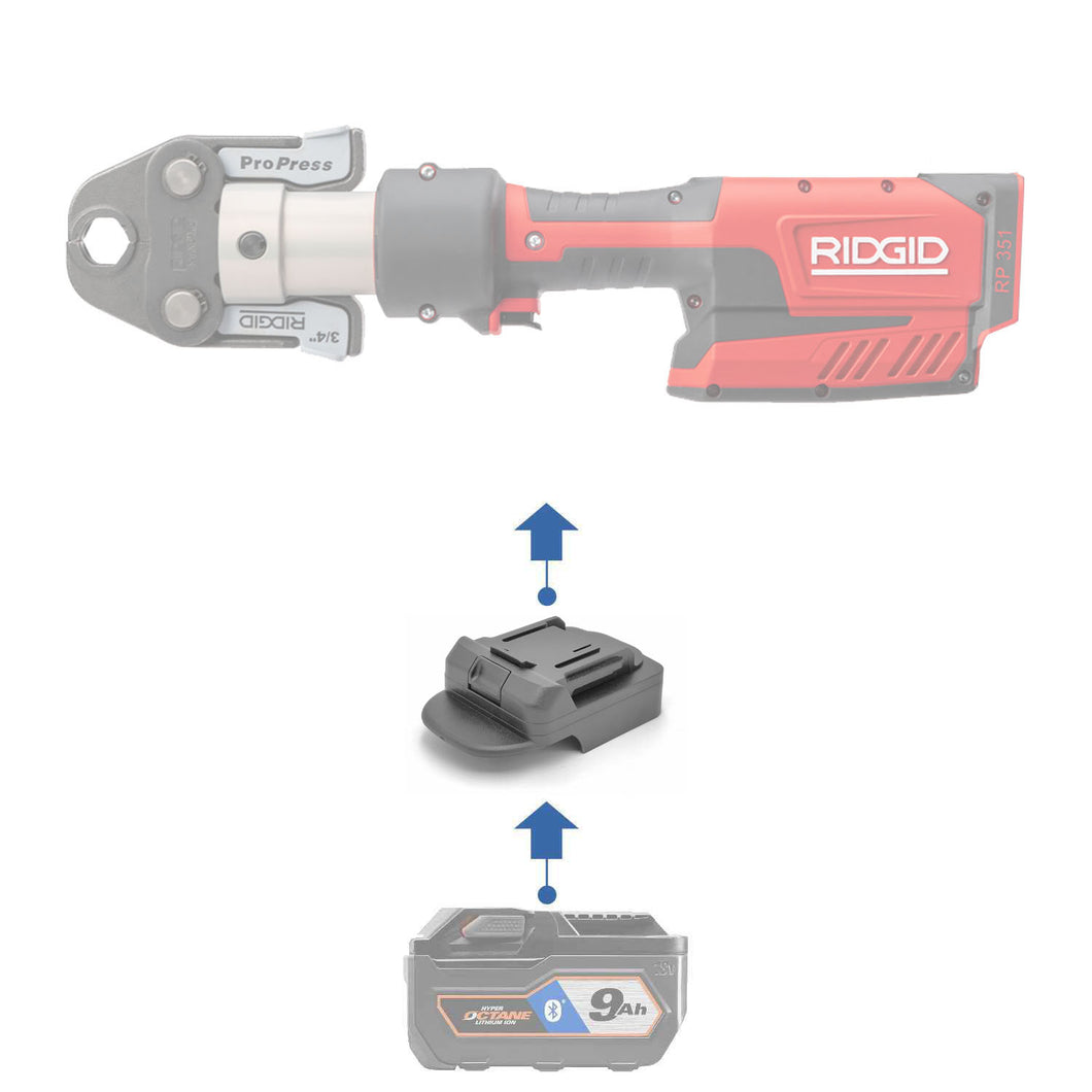 RIDGID 18V to RIDGID RED 18V Battery Adapter