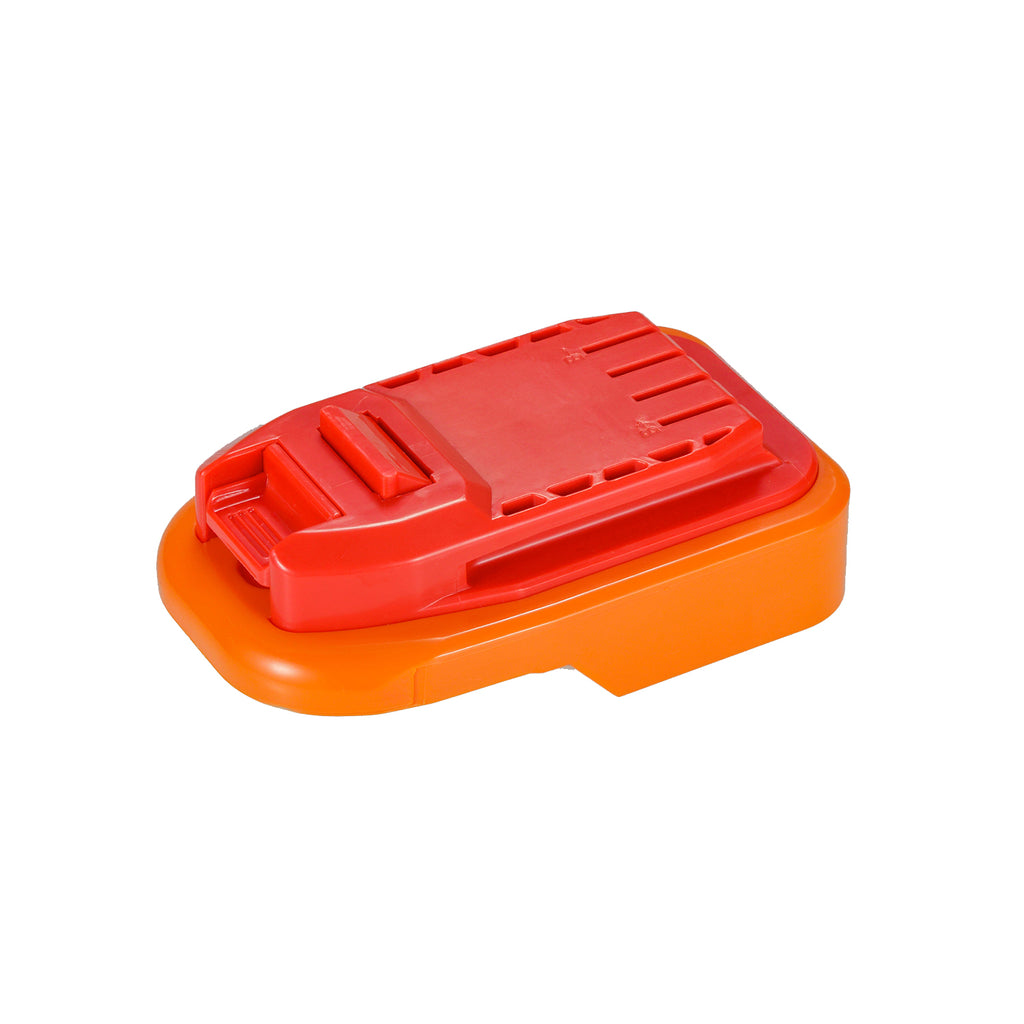 RIDGID 18V to Stanley V20 battery adapter - three-quarter view