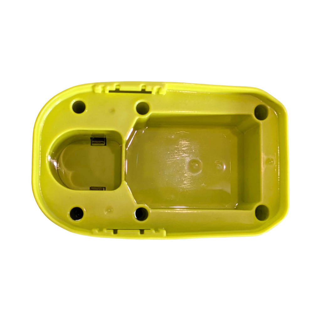 Ryobi 18V ONE+ to Craftsman 20V battery adapter - Ryobi battery-side connection, molded ABS channel with contact slots