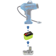 Ryobi 18V to Mastercraft 20V (Blue) Battery Adapter