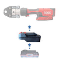 Parkside X20V to RIDGID RED 18V Battery Adapter