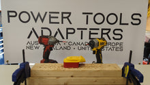 Load and play video in Gallery viewer, Milwaukee 18V to DeWalt 20V Battery Adapter
