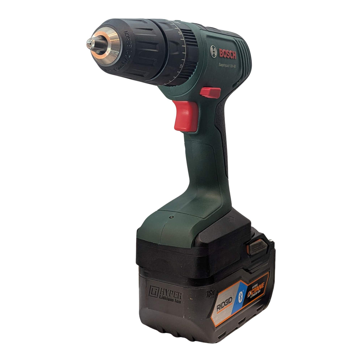 RIDGID 18V to Bosch (Green) 18V Battery Adapter