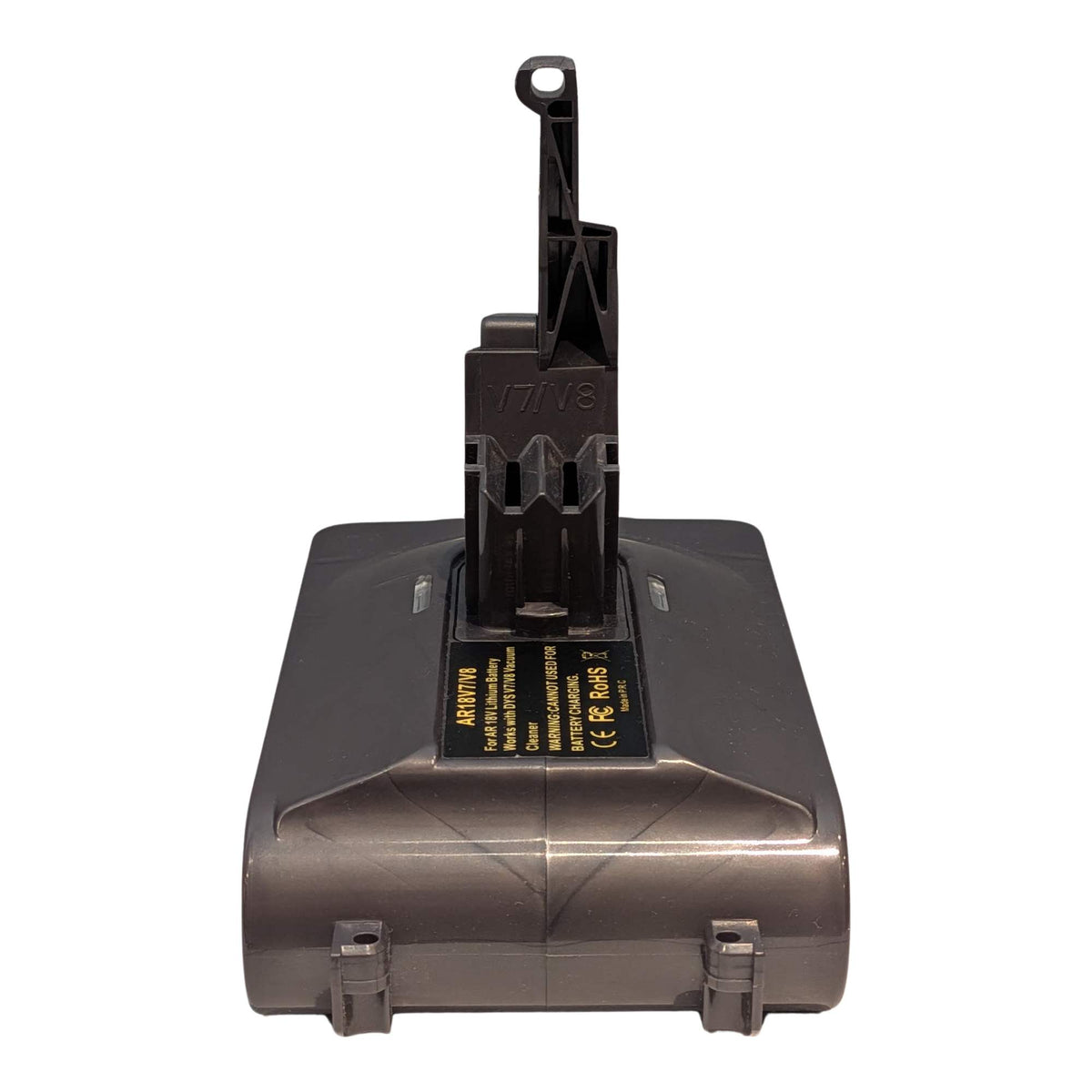 RIDGID 18V to Dyson V7 battery adapter: Dyson Connector, Rear