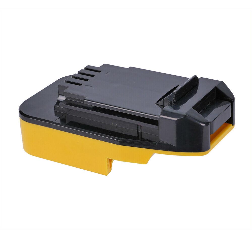 Bauer 20V to Porter Cable 20V battery adapter - Porter Cable tool-side connection with its terminal channel and latch